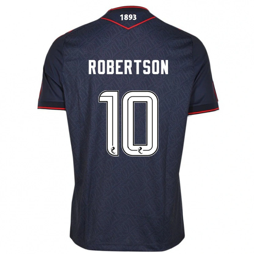 Danxen Dětské Finlay Robertson #10 Námořnická Bílá Domů Hráčské Dresy 2025/26 Dres