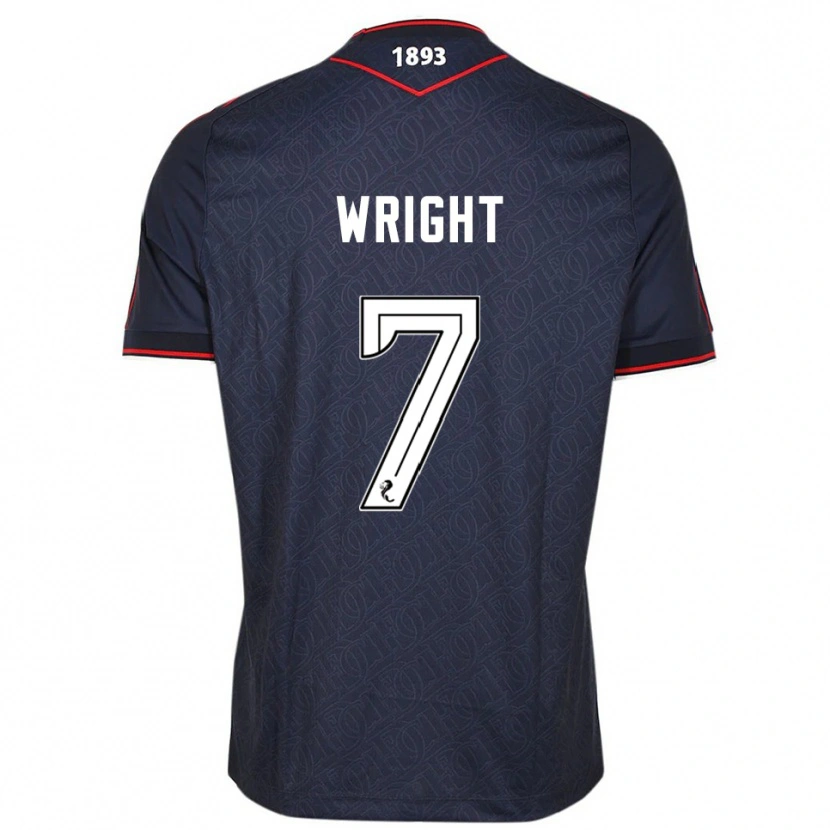 Danxen Dětské Drey Wright #7 Námořnická Bílá Domů Hráčské Dresy 2025/26 Dres