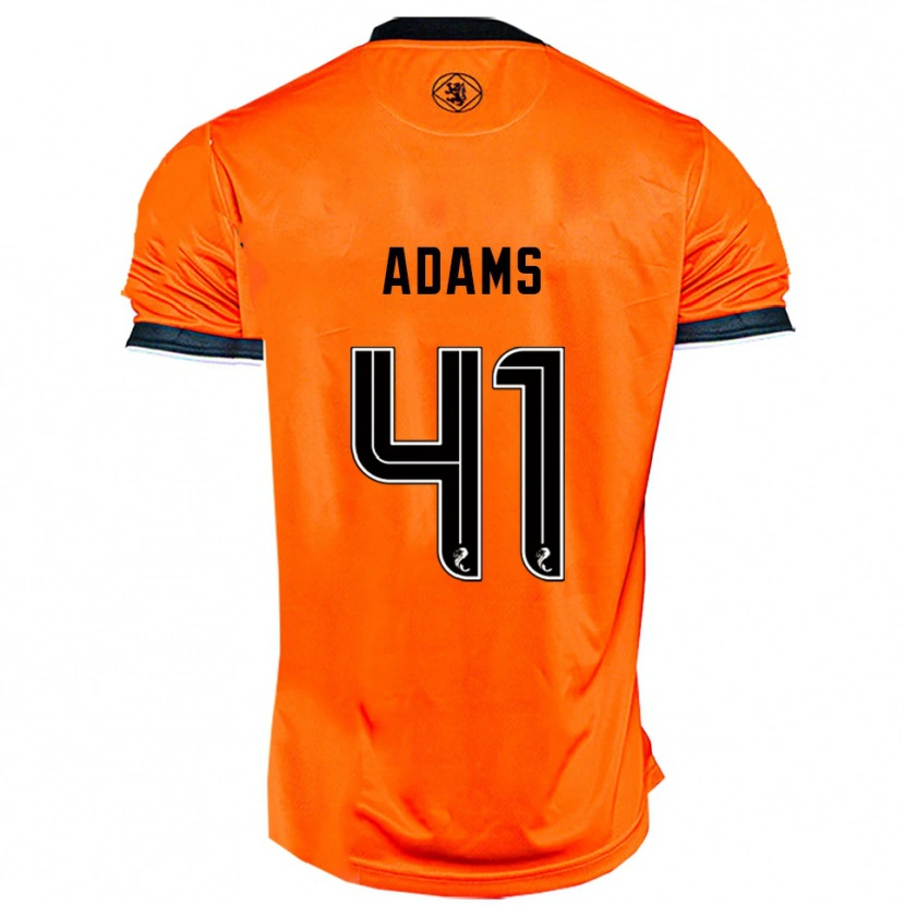 Danxen Dětské Ruairidh Adams #41 Oranžová Černá Domů Hráčské Dresy 2025/26 Dres