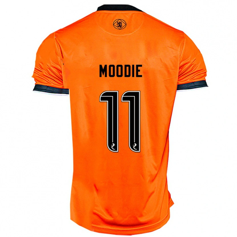 Danxen Dětské Alix Moodie #11 Oranžová Černá Domů Hráčské Dresy 2025/26 Dres