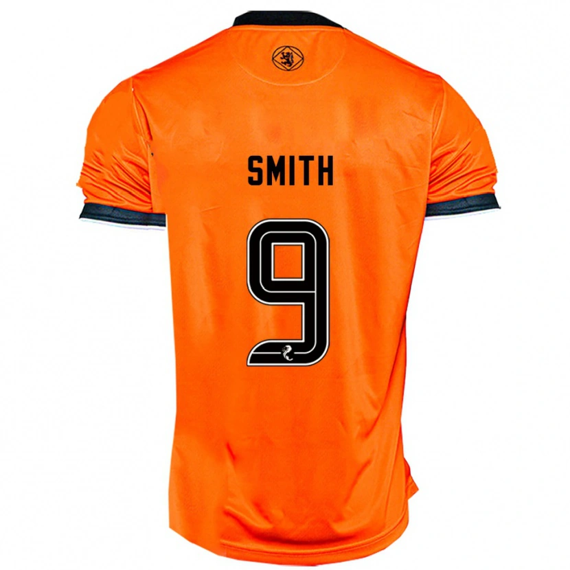 Danxen Dětské Robyn Smith #9 Oranžová Černá Domů Hráčské Dresy 2025/26 Dres