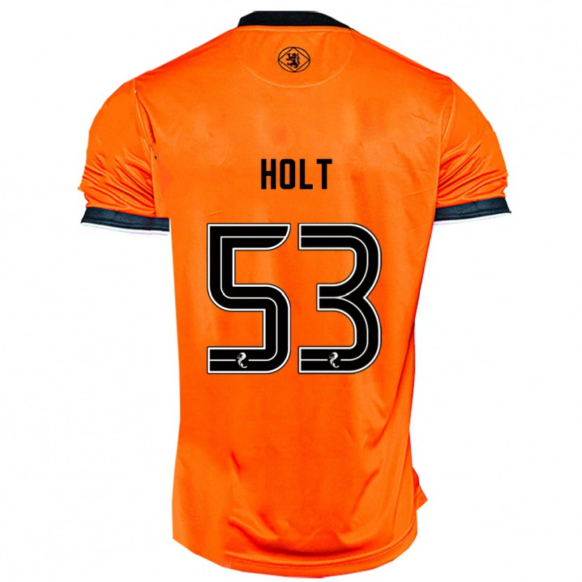 Danxen Dětské Josh Holt #53 Oranžová Černá Domů Hráčské Dresy 2025/26 Dres