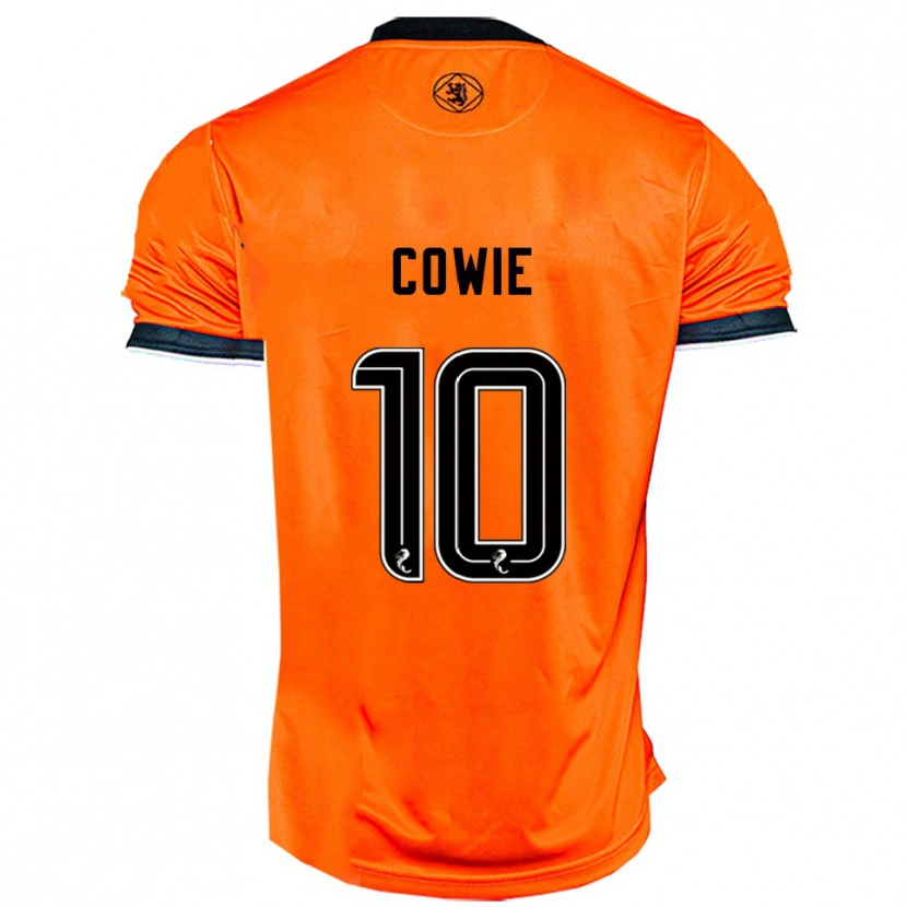 Danxen Dětské Ellie Cowie #10 Oranžová Černá Domů Hráčské Dresy 2025/26 Dres