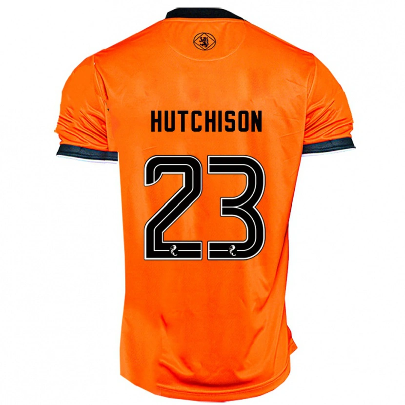 Danxen Dětské Daisy Hutchison #23 Oranžová Černá Domů Hráčské Dresy 2025/26 Dres