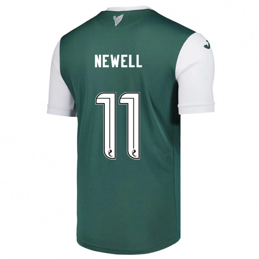Danxen Dětské Joe Newell #11 Zelená Bílá Domů Hráčské Dresy 2025/26 Dres