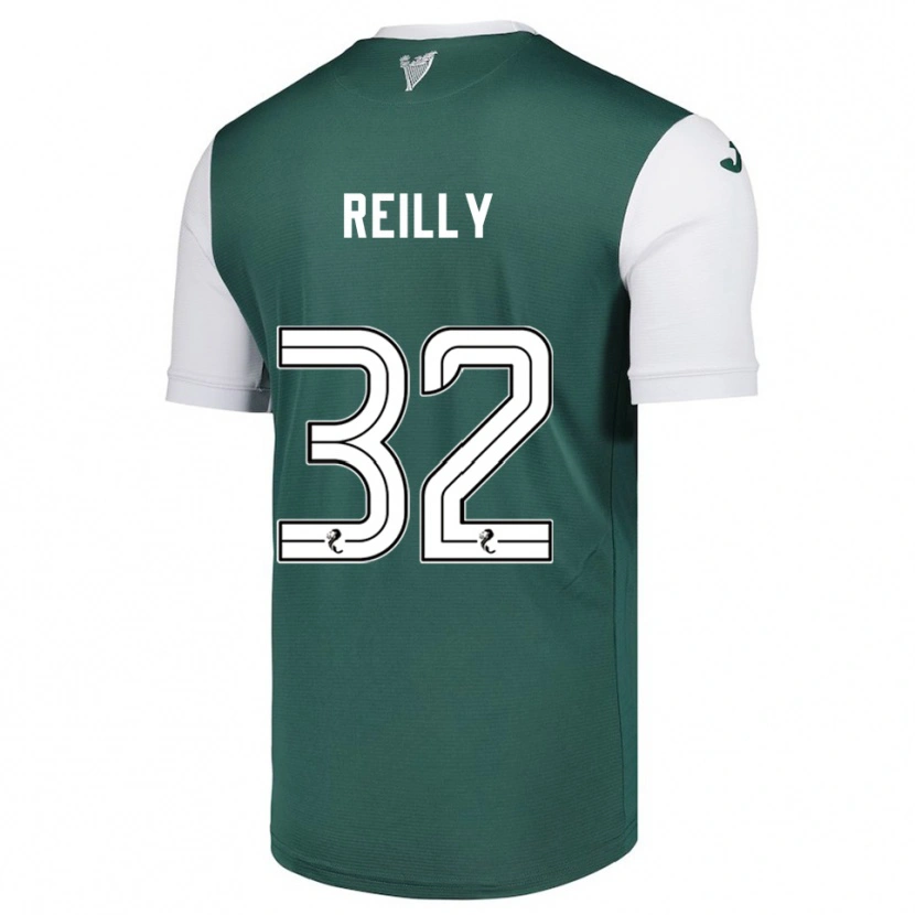 Danxen Dětské Kirsten Reilly #32 Zelená Bílá Domů Hráčské Dresy 2025/26 Dres