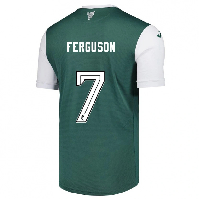 Danxen Dětské Abbie Ferguson #7 Zelená Bílá Domů Hráčské Dresy 2025/26 Dres