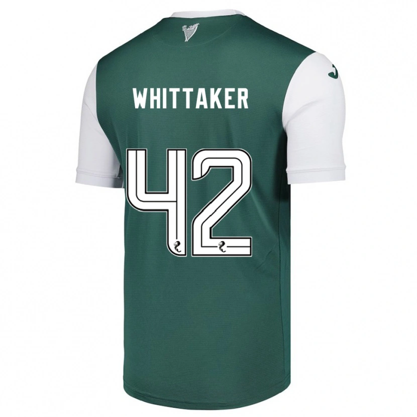 Danxen Dětské Rory Whittaker #42 Zelená Bílá Domů Hráčské Dresy 2025/26 Dres