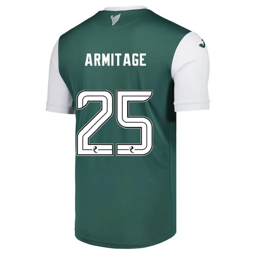 Danxen Dětské Rowena Armitage #25 Zelená Bílá Domů Hráčské Dresy 2025/26 Dres