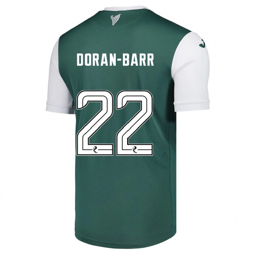 Danxen Dětské Lauren Doran-Barr #22 Zelená Bílá Domů Hráčské Dresy 2025/26 Dres