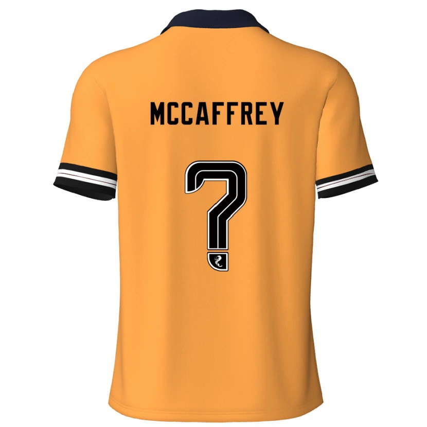 Danxen Dětské Matthew Mccaffrey #0 Žlutá Černá Domů Hráčské Dresy 2025/26 Dres