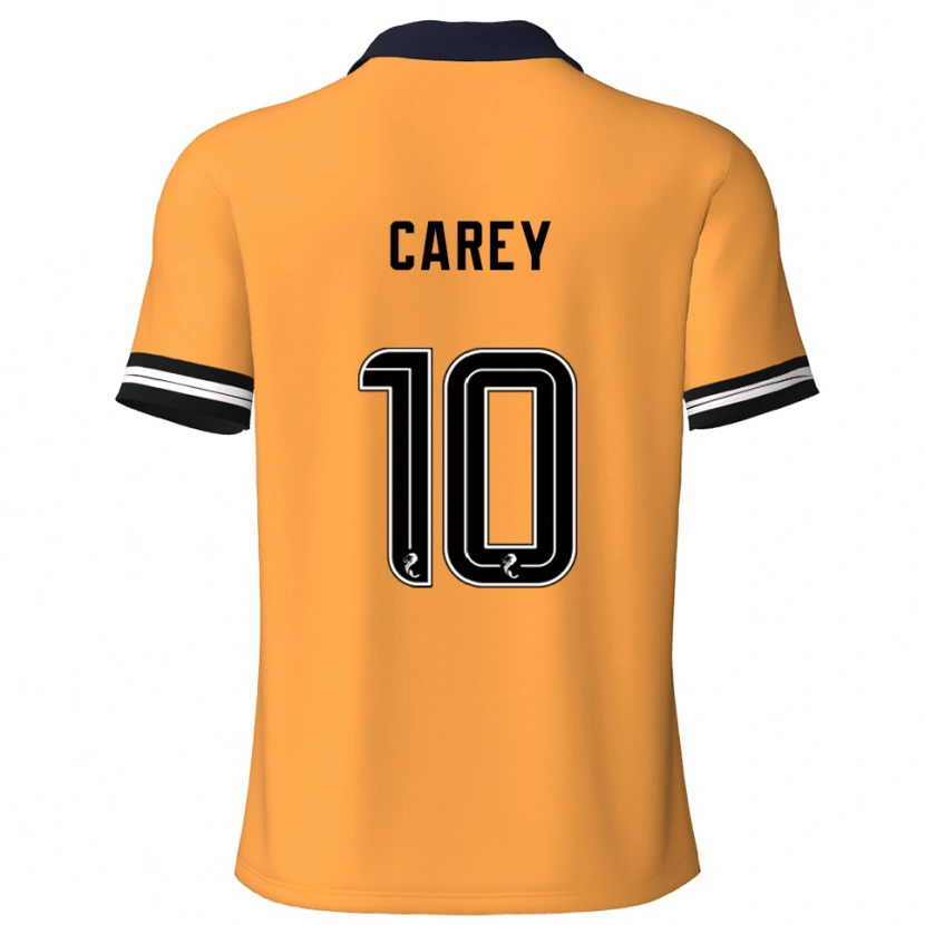 Danxen Dětské Graham Carey #10 Žlutá Černá Domů Hráčské Dresy 2025/26 Dres