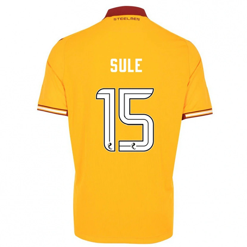 Danxen Dětské Eseosa Sule #15 Žlutá Vínová Domů Hráčské Dresy 2025/26 Dres