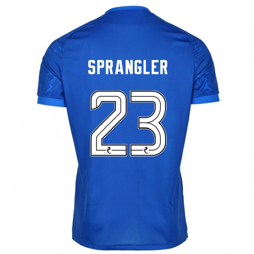 Danxen Dětské Sven Sprangler #23 Modrá Bílá Domů Hráčské Dresy 2025/26 Dres