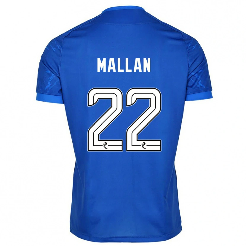 Danxen Dětské Stevie Mallan #22 Modrá Bílá Domů Hráčské Dresy 2025/26 Dres