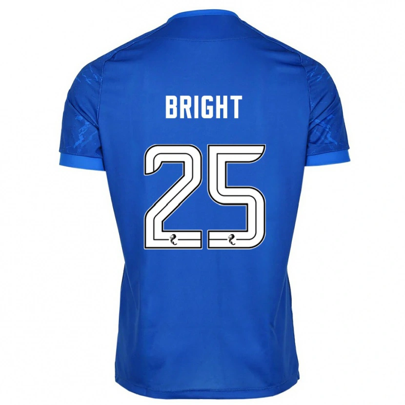 Danxen Dětské Scott Bright #25 Modrá Bílá Domů Hráčské Dresy 2025/26 Dres