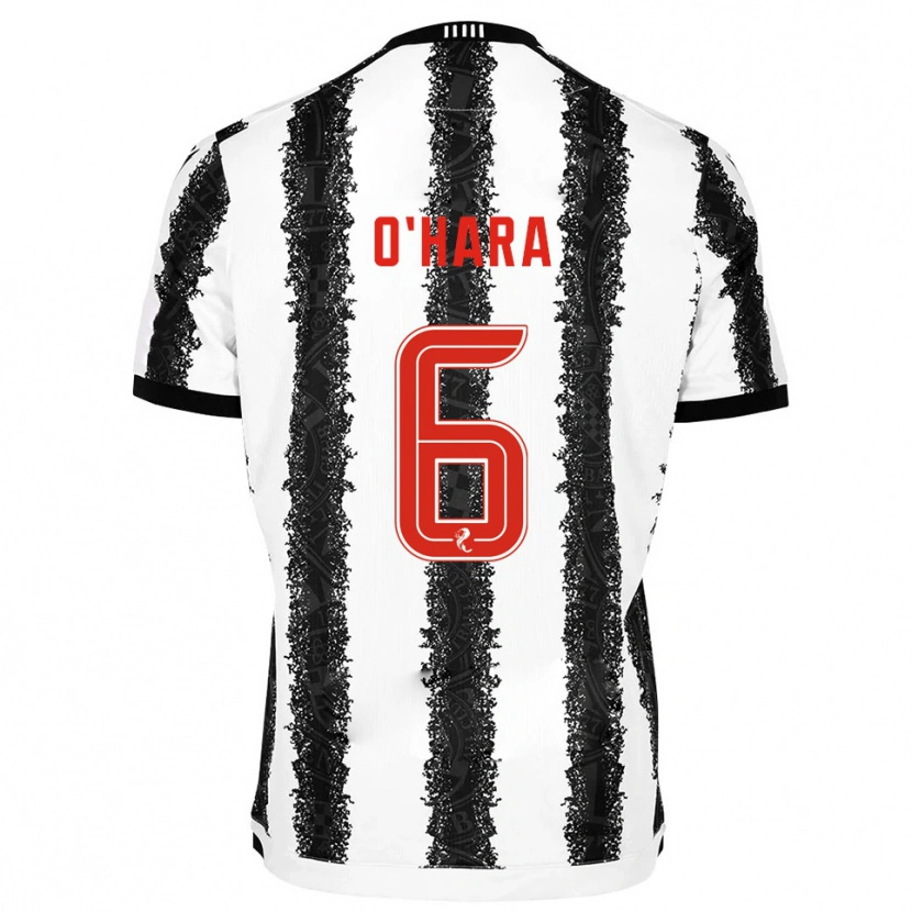 Danxen Dětské Mark O'hara #6 Bílá Černá Domů Hráčské Dresy 2025/26 Dres