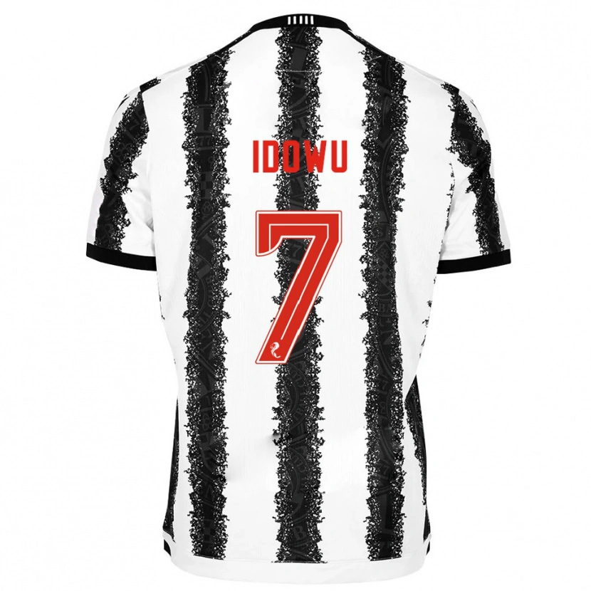 Danxen Dětské Roland Idowu #7 Bílá Černá Domů Hráčské Dresy 2025/26 Dres