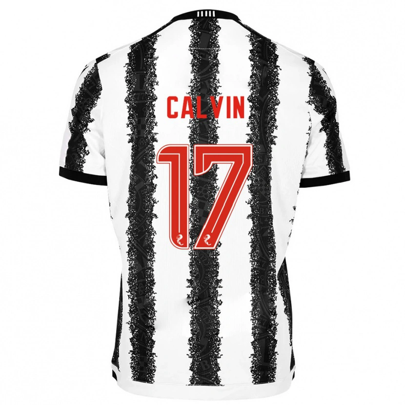 Danxen Dětské Jalmaro Calvin #17 Bílá Černá Domů Hráčské Dresy 2025/26 Dres