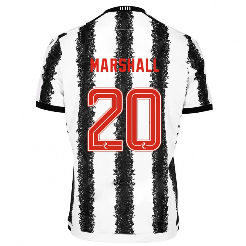Danxen Dětské Lewis Marshall #20 Bílá Černá Domů Hráčské Dresy 2025/26 Dres