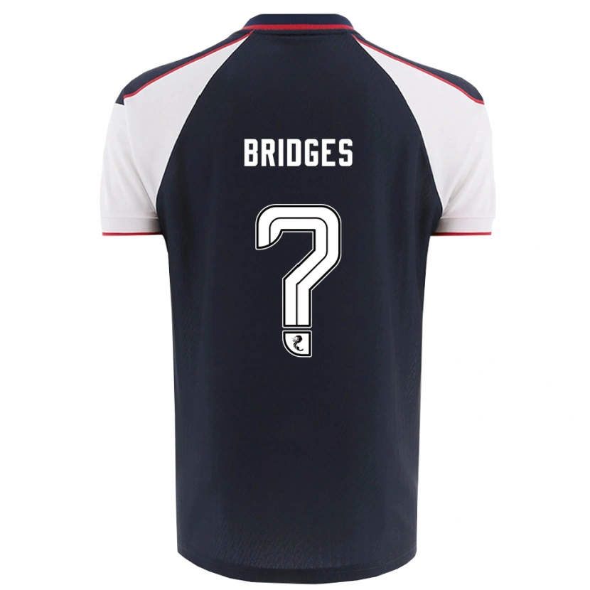Danxen Dětské Iona Bridges #0 Námořnická Bílá Domů Hráčské Dresy 2025/26 Dres