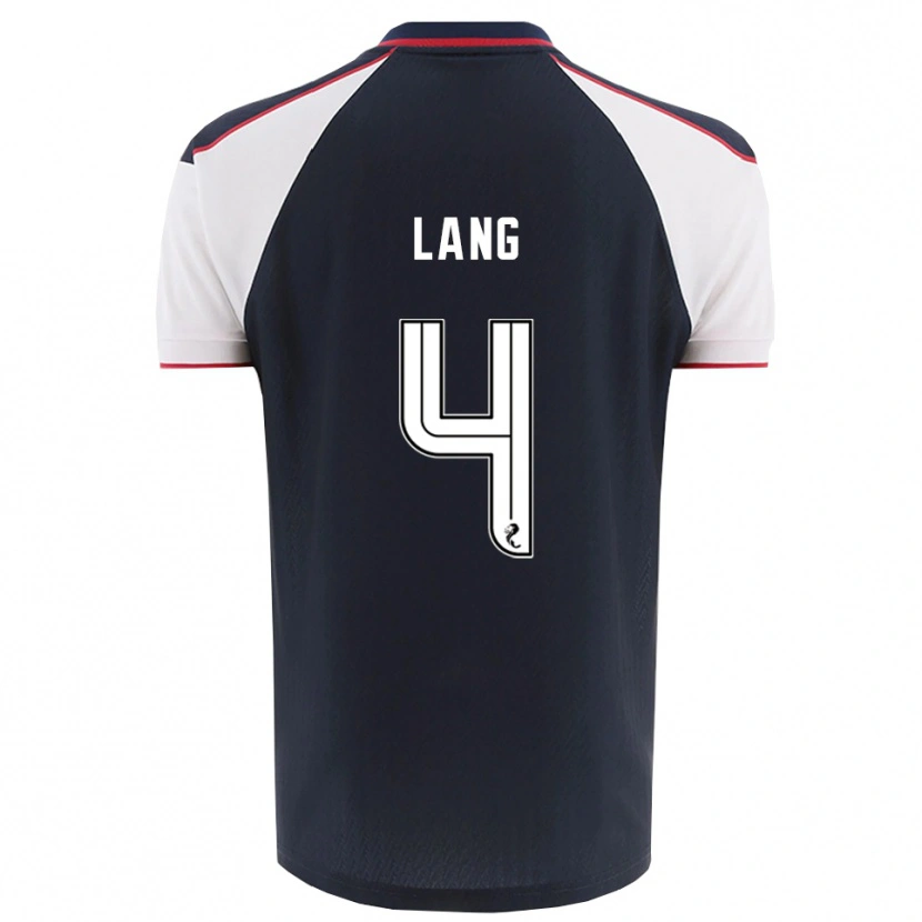 Danxen Dětské Tom Lang #4 Námořnická Bílá Domů Hráčské Dresy 2025/26 Dres