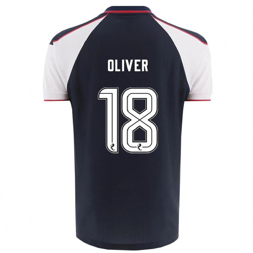 Danxen Dětské Gary Oliver #18 Námořnická Bílá Domů Hráčské Dresy 2025/26 Dres