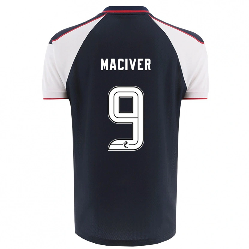 Danxen Dětské Ross Maciver #9 Námořnická Bílá Domů Hráčské Dresy 2025/26 Dres