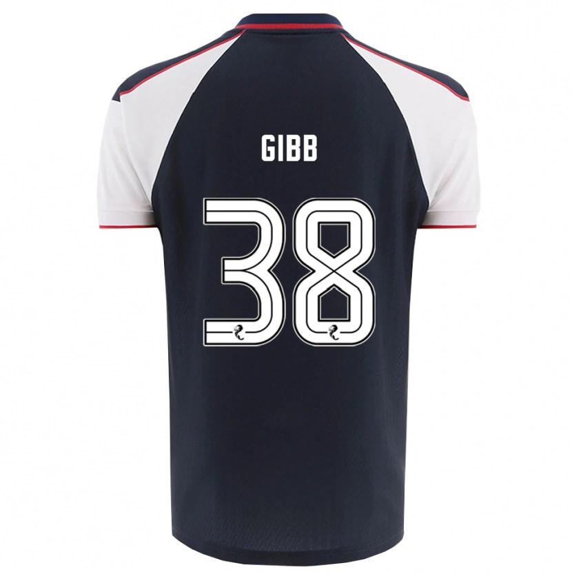Danxen Dětské Thomas Gibb #38 Námořnická Bílá Domů Hráčské Dresy 2025/26 Dres