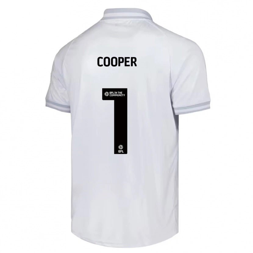 Danxen Dětské Murphy Cooper #1 Bílá Šedá Černá Daleko Hráčské Dresy 2025/26 Dres