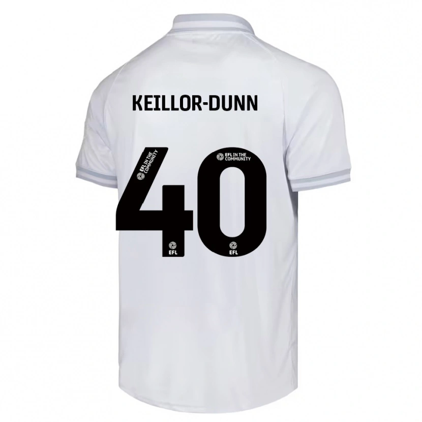 Danxen Dětské Davis Keillor-Dunn #40 Bílá Šedá Černá Daleko Hráčské Dresy 2025/26 Dres