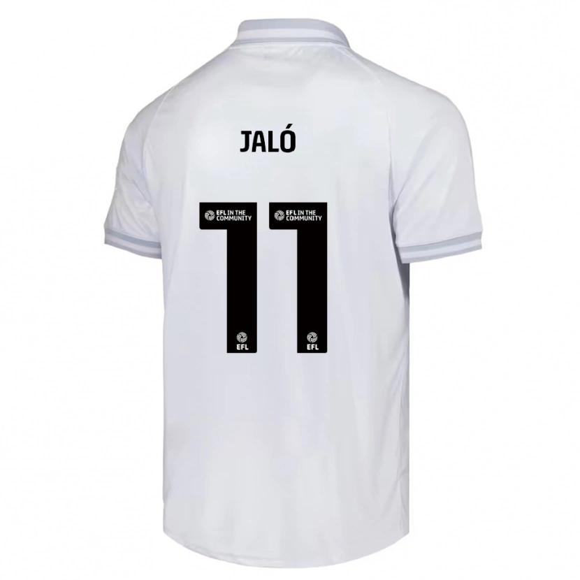 Danxen Dětské Fábio Jaló #11 Bílá Šedá Černá Daleko Hráčské Dresy 2025/26 Dres