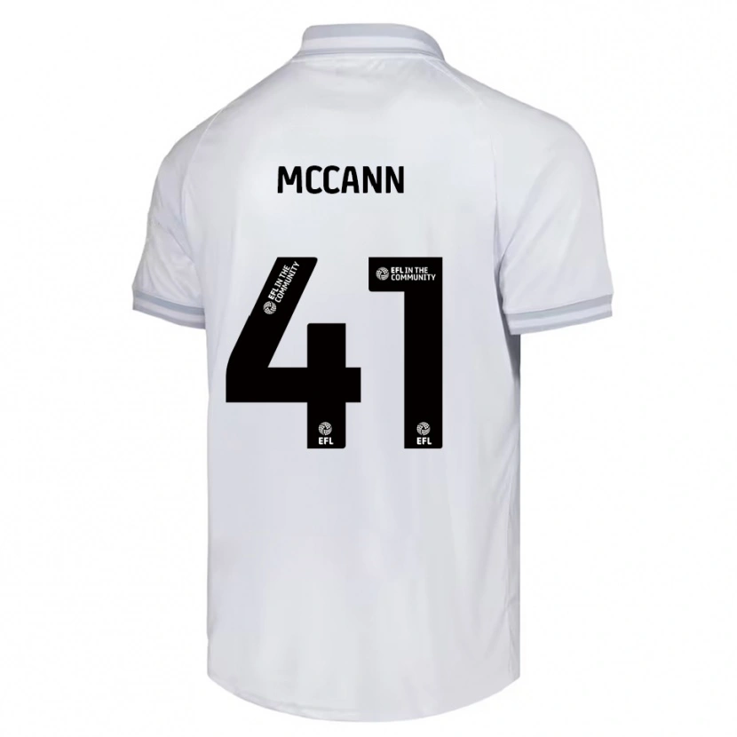 Danxen Dětské Bayley Mccann #41 Bílá Šedá Černá Daleko Hráčské Dresy 2025/26 Dres