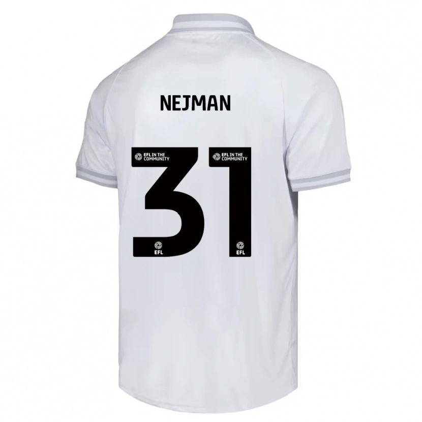 Danxen Dětské Harrison Nejman #31 Bílá Šedá Černá Daleko Hráčské Dresy 2025/26 Dres