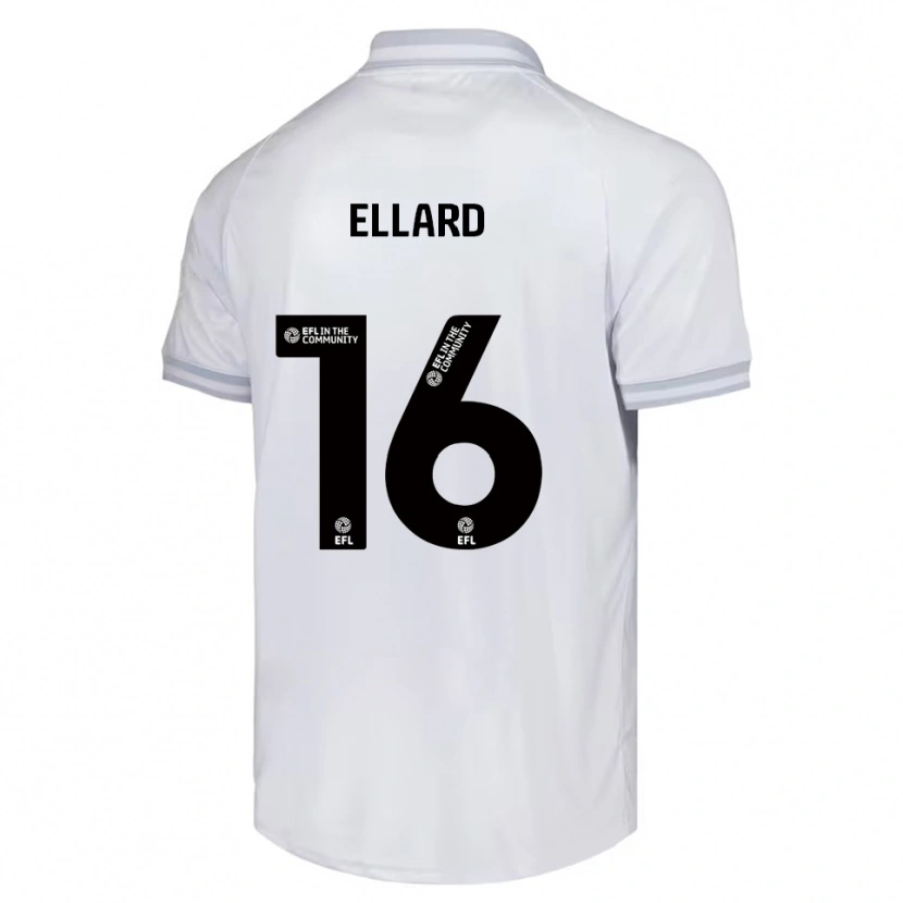 Danxen Dětské Aston Ellard #16 Bílá Šedá Černá Daleko Hráčské Dresy 2025/26 Dres