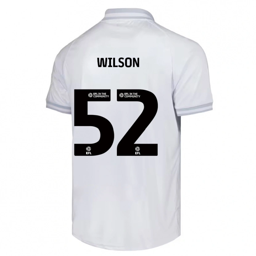 Danxen Dětské Aston Wilson #52 Bílá Šedá Černá Daleko Hráčské Dresy 2025/26 Dres