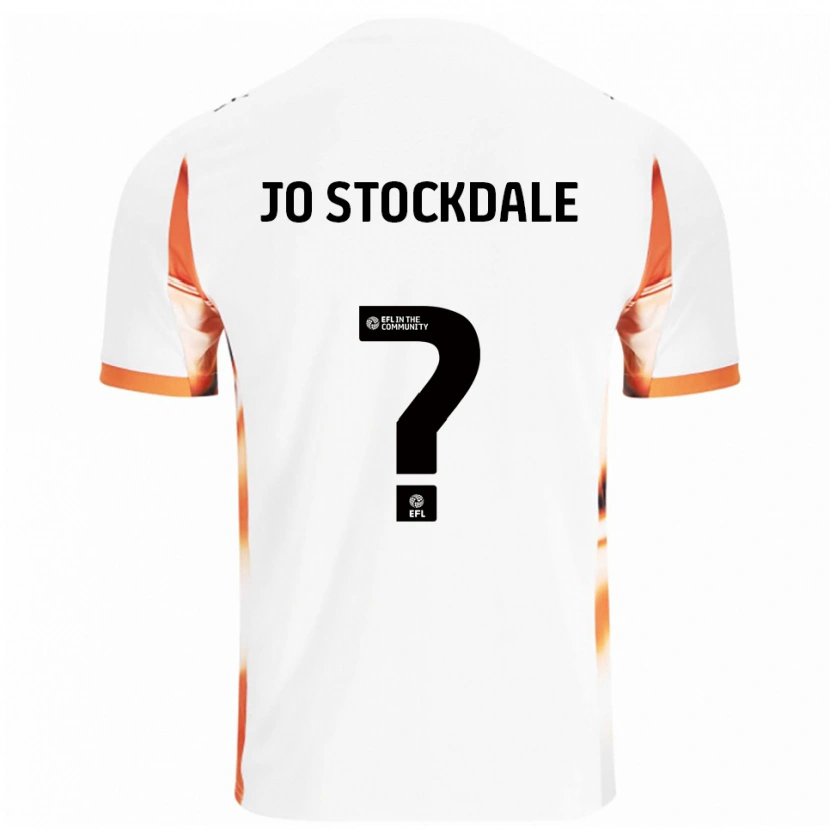 Danxen Dětské Elly Jo Stockdale #0 Bílá Oranžová Černá Daleko Hráčské Dresy 2025/26 Dres