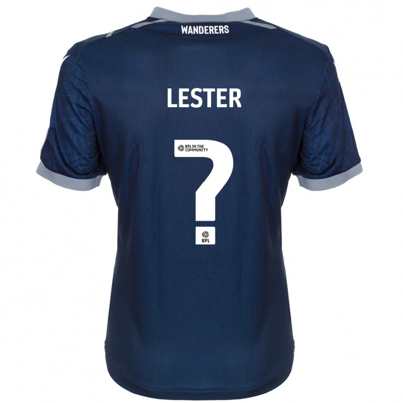 Danxen Dětské Matilda Lester #0 Námořnická Šedá Daleko Hráčské Dresy 2025/26 Dres