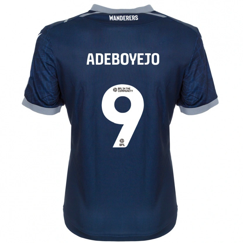 Danxen Dětské Victor Adeboyejo #9 Námořnická Šedá Daleko Hráčské Dresy 2025/26 Dres