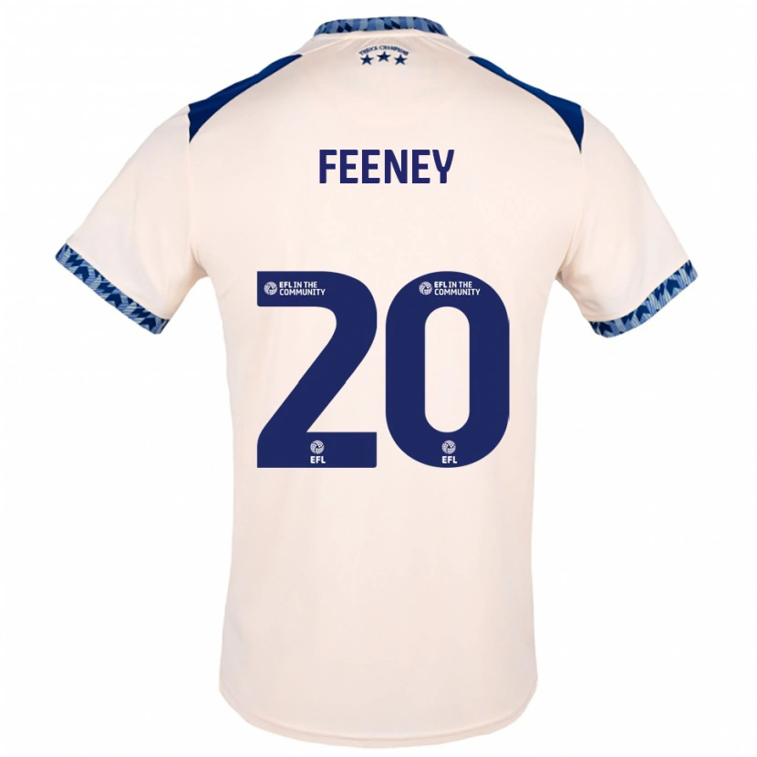 Danxen Dětské Josh Feeney #20 Špinavě Bílá Námořnická Daleko Hráčské Dresy 2025/26 Dres
