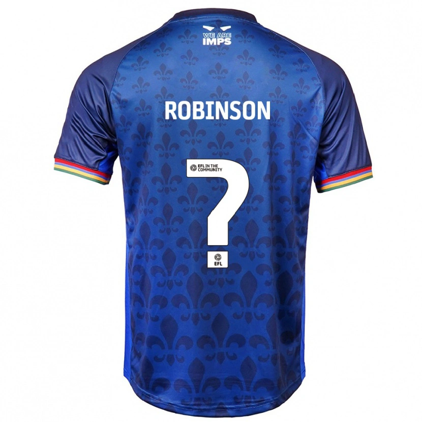 Danxen Dětské Chantelle Robinson #0 Modrá Námořnická Daleko Hráčské Dresy 2025/26 Dres