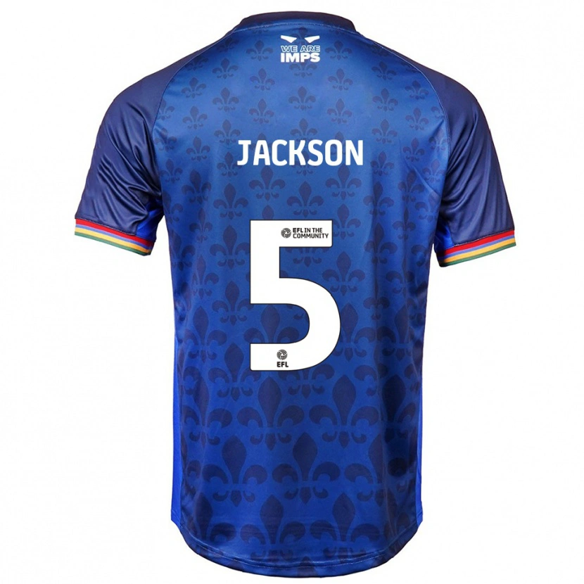 Danxen Dětské Adam Jackson #5 Modrá Námořnická Daleko Hráčské Dresy 2025/26 Dres