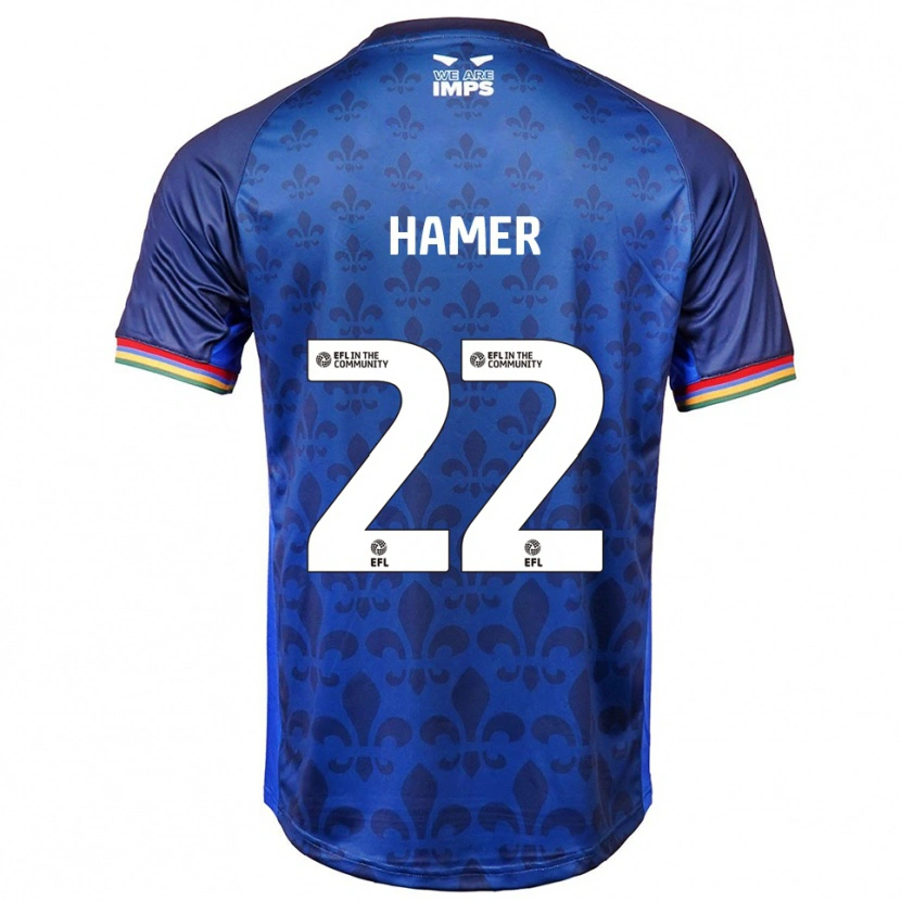 Danxen Dětské Tom Hamer #22 Modrá Námořnická Daleko Hráčské Dresy 2025/26 Dres