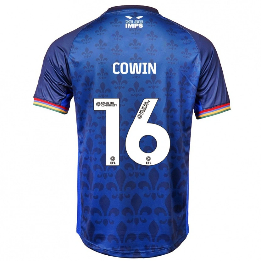 Danxen Dětské William Cowin #16 Modrá Námořnická Daleko Hráčské Dresy 2025/26 Dres