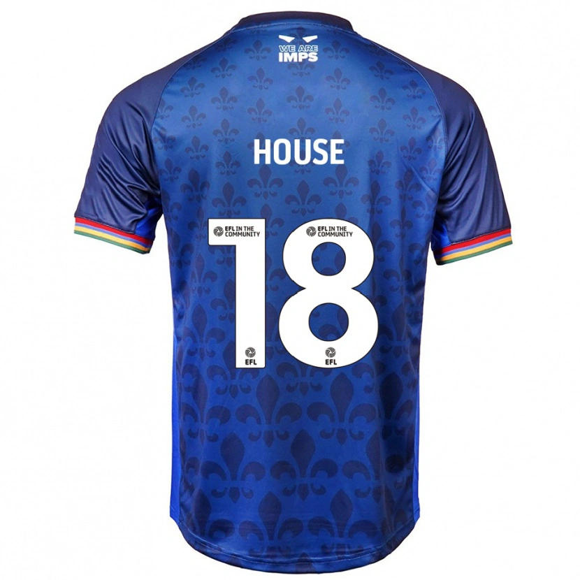 Danxen Dětské Ben House #18 Modrá Námořnická Daleko Hráčské Dresy 2025/26 Dres