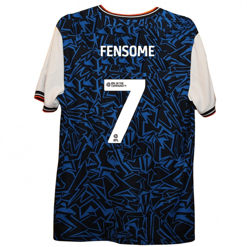 Danxen Dětské Tash Fensome #7 Modrá Černá Bílá Daleko Hráčské Dresy 2025/26 Dres