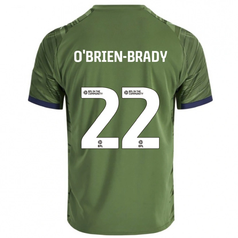 Danxen Dětské Donay O'brien-Brady #22 Zelená Bílá Daleko Hráčské Dresy 2025/26 Dres