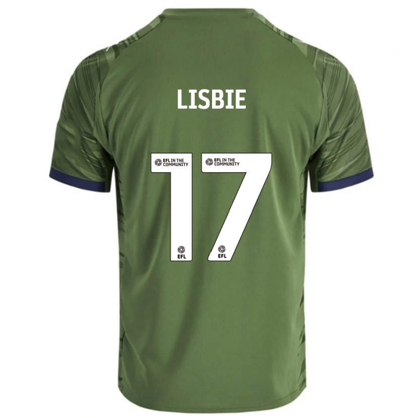 Danxen Dětské Kyrell Lisbie #17 Zelená Bílá Daleko Hráčské Dresy 2025/26 Dres