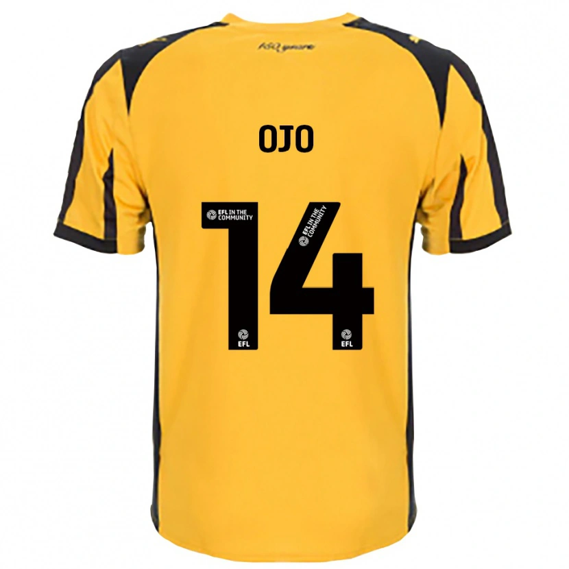 Danxen Dětské Funso Ojo #14 Oranžová Černá Daleko Hráčské Dresy 2025/26 Dres