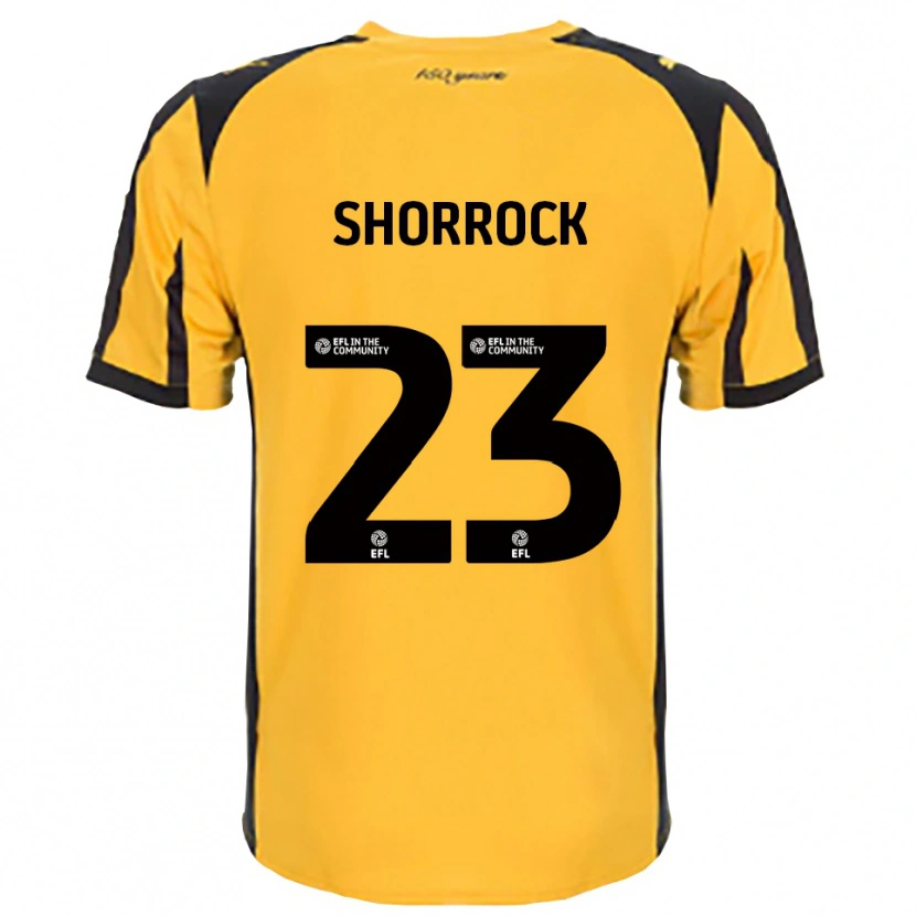 Danxen Dětské Jack Shorrock #23 Oranžová Černá Daleko Hráčské Dresy 2025/26 Dres